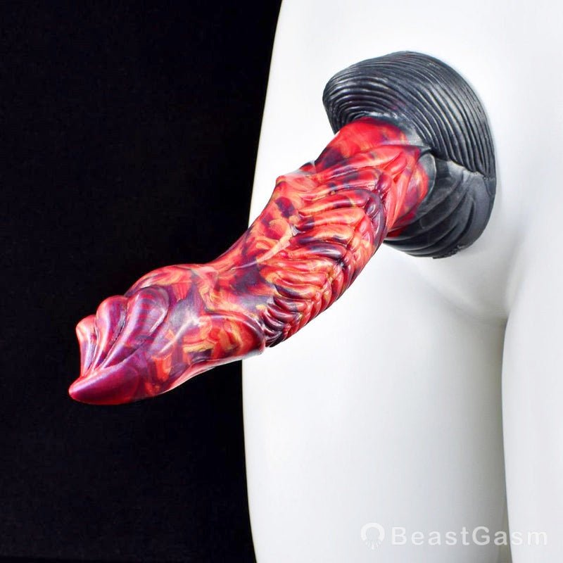 👾 🐲 MILLER Fantasy Dildo – Ribbed Dragon Dildo for Deep Play - BeastGasm